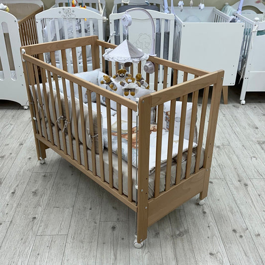 Krevetac za bebe Naturino Ravan Natur