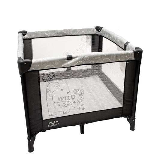 Jungle Play Square ogradica za igru Grey