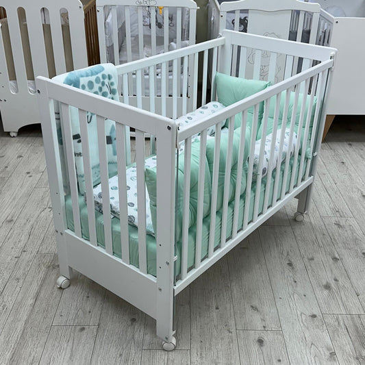 Krevetac za bebe Naturinu Ravan Beli