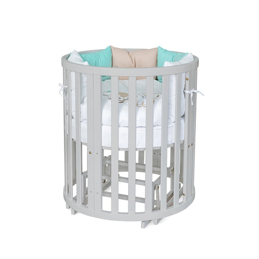 Oblo 4u1 krevetac za bebe sivi