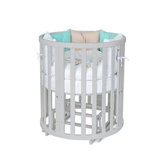 Oblo 4u1 krevetac za bebe sivi