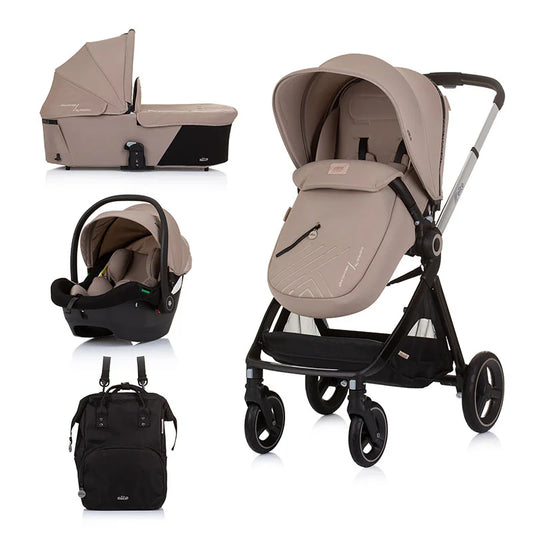 Chipolino Elite 3u1 kolica za bebe i-Size - Macadamia (Bež) KKET02303A