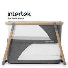 Kinderkraft Sofi 4u1 prenosivi krevetac Grey/Wood