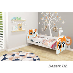 KREVET ZA DECU ANIMALS 160X80 CM WHITE ACMA VII 02