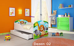 KREVET ZA DECU SA DODATNOM FIOKOM 140X70 ACMA 1 02