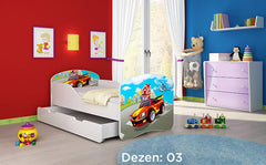 KREVET ZA DECU SA DODATNOM FIOKOM 160X80 ACMA 1 03