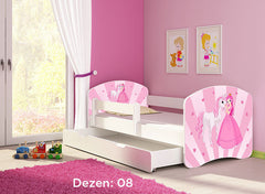 KREVET ZA DECU WHITE SA FIOKOM 140X70 ACMA 2 08