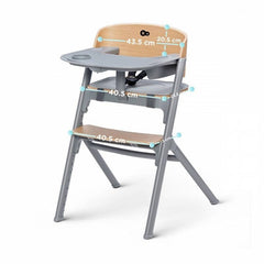 Kinderkraft Livy 2u1 hranilica Wood