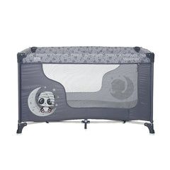LORELLI PRENOSIVI KREVET MOONLIGHT 1 NIVO - COOL GREY PANDAS (2023)
