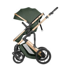 Kikka Boo Darling Premium kombinovana kolica 3u1 Army Green i-Size 2024