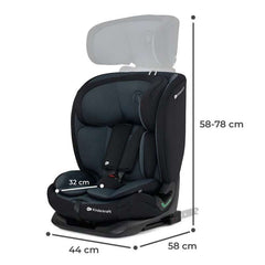 Kinderkraft Oneto3 i-Size auto sedište 76-150cm Graphite Black