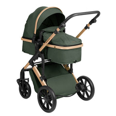 Kikka Boo Darling Premium kombinovana kolica 3u1 Army Green i-Size 2024