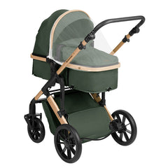 Kikka Boo Darling Premium kombinovana kolica 3u1 Army Green i-Size 2024