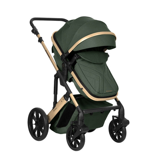 Kikka Boo Darling Premium kombinovana kolica 3u1 Army Green i-Size 2024
