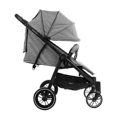 Kikka Boo Happy 2 blizanačka kolica Light Grey