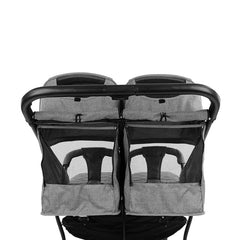 Kikka Boo Happy 2 blizanačka kolica Light Grey