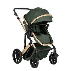 Kikka Boo Darling Premium kombinovana kolica 3u1 Army Green i-Size 2024
