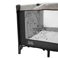 Jungle Play Square ogradica za igru Grey