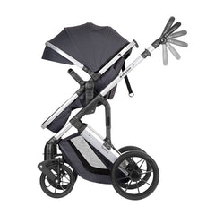 Kikka Boo Darling Premium kombinovana kolica 3u1 Dark Grey i-Size 2024