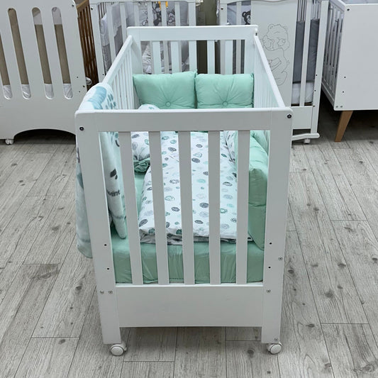 Krevetac za bebe Naturinu Ravan Beli