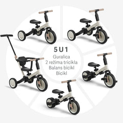 Kikka Boo Flip tricikl 5u1 Grey