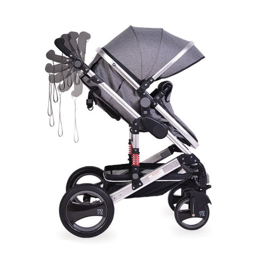 Moni Gala kombinovana kolica Dark Grey