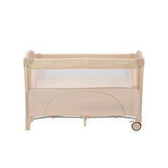 Kikka Boo Milky Way prenosivi krevetac sa 2 nivoa Beige