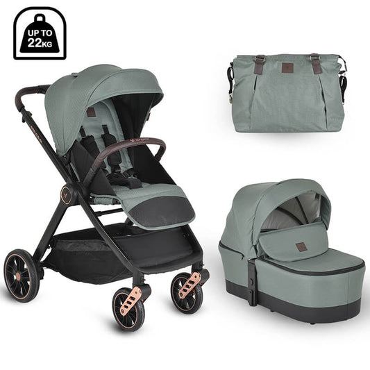Cangaroo Macan kolica 3u1 Green i-Size