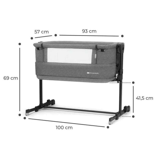 Kinderkraft Neste Grow kolevka Dark Grey