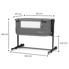 Kinderkraft Neste Grow kolevka Dark Grey
