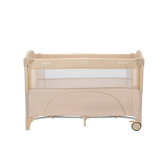 Kikka Boo Milky Way prenosivi krevetac sa 2 nivoa Beige