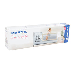Kikka Boo I Am Safe 102cm zaštitna ogradica za krevetac Grey