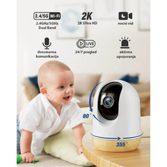 Kikka Boo Ethan Wi-Fi bebi alarm sa kamerom