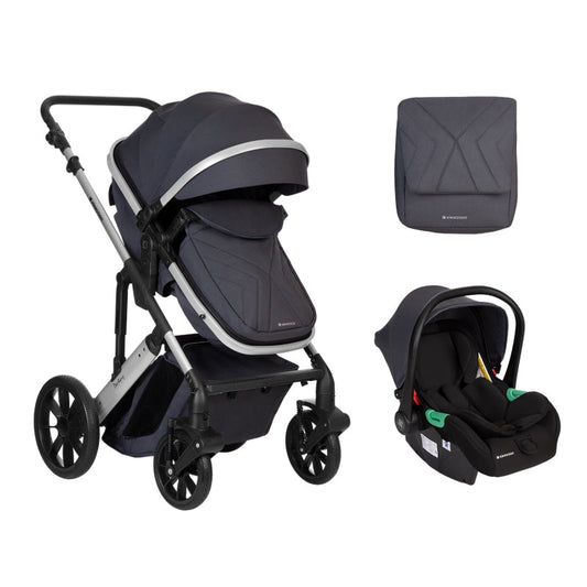 Kikka Boo Darling Premium kombinovana kolica 3u1 Dark Grey i-Size 2024