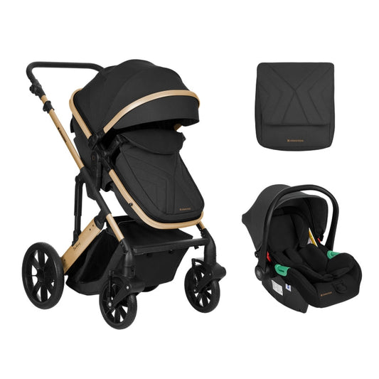 Kikka Boo Darling Premium kombinovana kolica 3u1 Black i-Size 2024