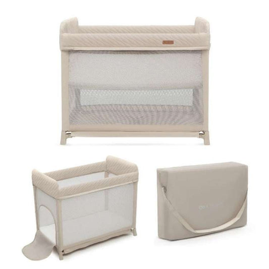 Kinderkraft Moon Dream prenosivi krevetac sa 2 nivoa Beige