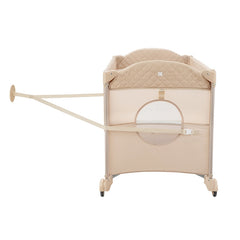 Kikka Boo Milky Way prenosivi krevetac sa 2 nivoa Beige