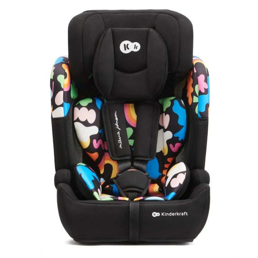 Kinderkraft Comfort Up i-Size auto sedište 76-150cm Happy Shapes