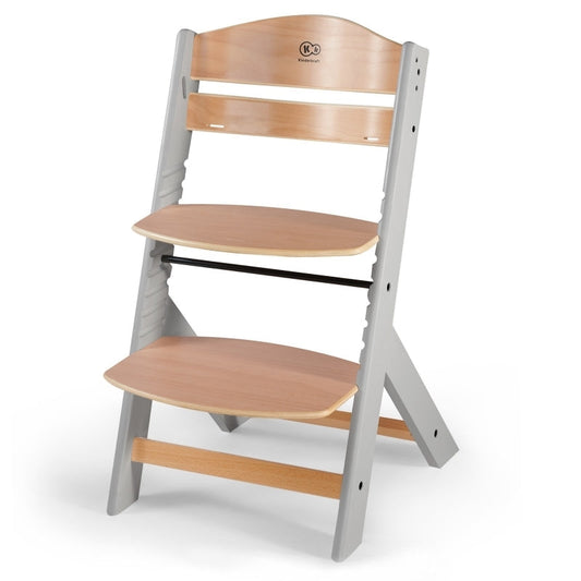 Kinderkraft Enock 2u1 hranilica Natur+Grey