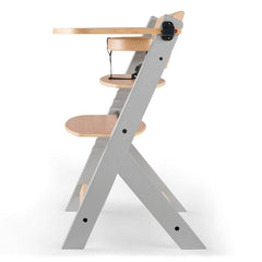 Kinderkraft Enock 2u1 hranilica Natur+Grey