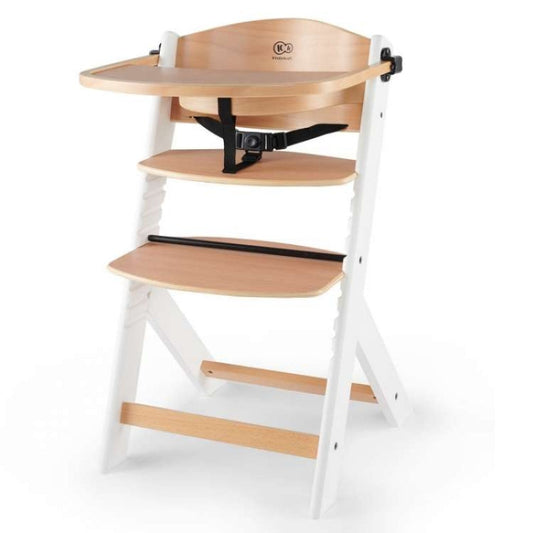Kinderkraft Enock 2u1 hranilica Natur+White