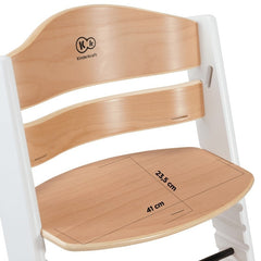 Kinderkraft Enock 2u1 hranilica Natur+White