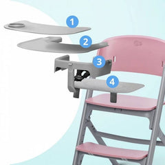 Kinderkraft Livy 2u1 hranilica Astern Pink